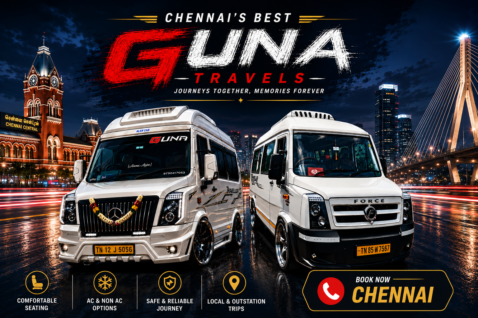 Force Urbania Luxury – Guna Travels Chennai